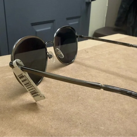 Chanel Women’s Dark Gray Frame Round Sunglasses - Picture 4 of 15